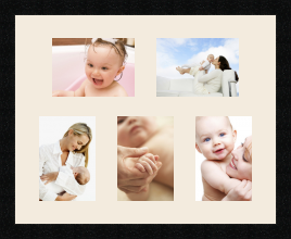 passe partout  2 - 18x13 and 3 - 13x18 photos