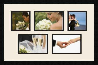 passe partout  2 - 14x14 and 3 - 22x14 photos