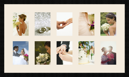 passe partout  10 - 13x18 photos