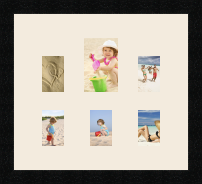 passe partout  1 - 9x13 and 5 - 7x9 photos