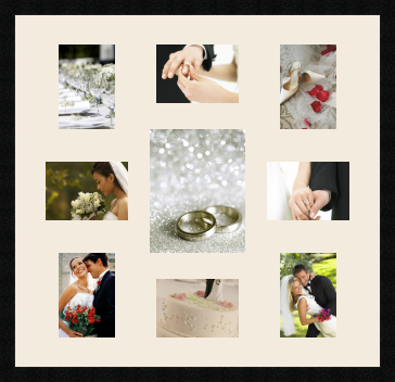 passe partout  4 - 13x18 and 4 - 18x13 and 1 - 20x25 photos