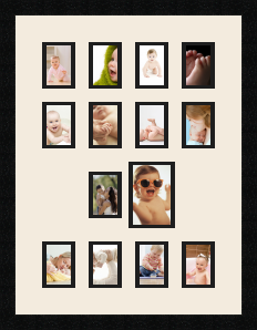 passe partout  13 - 7x9 and 1 - 9x13 photos