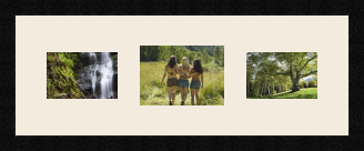 passe partout  2 - 15x10 and 1 - 18x13 photos