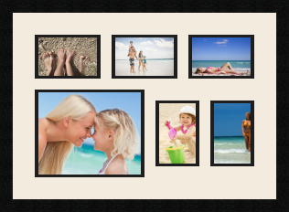 passe partout  3 - 15x10 and 1 - 25x20 and 2 - 10x15 photos