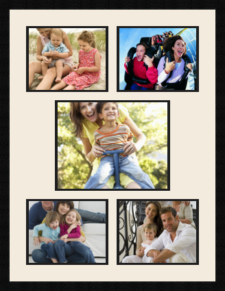 passe partout  4 - 25x20 and 1 - 35x28 photos