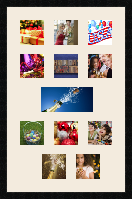 passe partout  11 - 12x12 and 1 - 24x12 photos