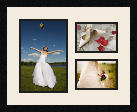 passe partout  1 - 20x30 and 2 - 18x13 photos