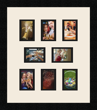 passe partout  6 - 7x9 and 2 - 9x7 photos