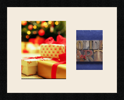 passe partout  1 - 20x25 and 1 - 13x18 photos