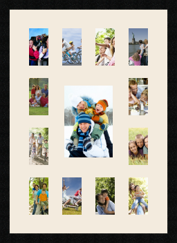 passe partout  12 - 8x13 and 1 - 17x24 photos