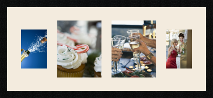 passe partout  2 - 13x18 and 2 - 20x25 photos