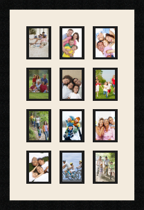 passe partout  12 - 8x10 photos