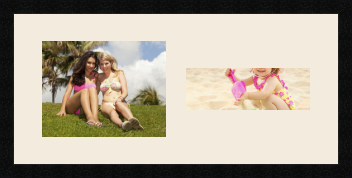 passe partout  1 - 28x22 and 1 - 28x10 photos