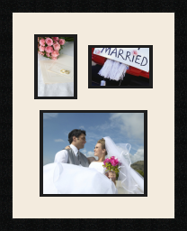 passe partout  1 - 10x15 and 1 - 15x10 and 1 - 25x20 photos