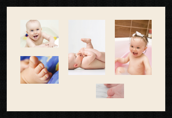 passe partout  2 - 19x14 and 2 - 18x25 and 1 - 14x8 photos