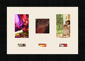 passe partout  2 - 8x12 and 1 - 8x8 and 3 - 5x3 photos