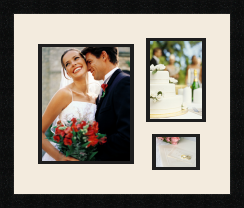 passe partout  1 - 20x25 and 1 - 13x18 and 1 - 10x8 photos