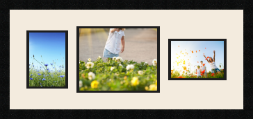 passe partout  1 - 13x18 and 1 - 25x20 and 1 - 18x13 photos