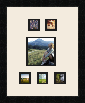 passe partout  5 - 5x5 and 1 - 13x13 photos