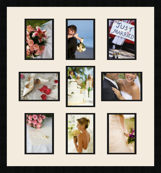 passe partout  7 - 13x18 and 2 - 18x13 photos