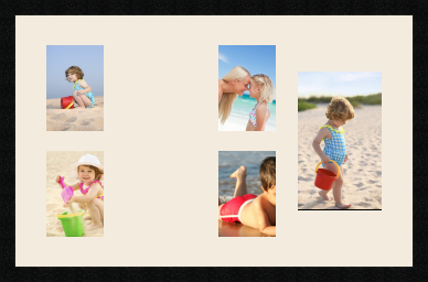 passe partout  4 - 13x18 and 1 - 18x28 photos