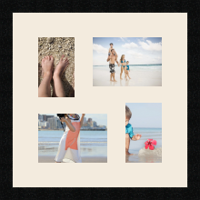 passe partout  2 - 10x15 and 2 - 18x13 photos