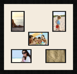 passe partout  2 - 10x15 and 3 - 15x10 photos