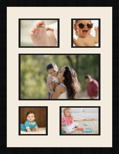 passe partout  2 - 18x13 and 2 - 13x13 and 1 - 35x20 photos