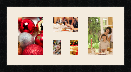 passe partout  2 - 13x18 and 1 - 13x8 and 2 - 5x8 photos