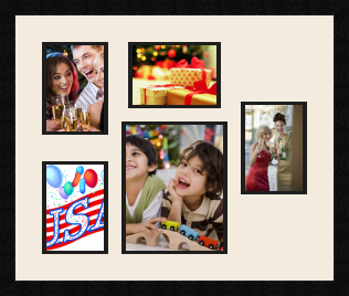 passe partout  3 - 13x18 and 1 - 18x13 and 1 - 20x25 photos