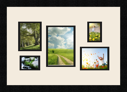 passe partout  1 - 10x13 and 1 - 7x9 and 1 - 13x18 and 1 - 13x10 and 1 - 9x7 photos