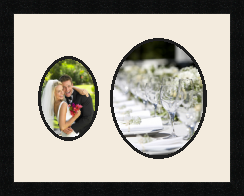 passe partout  1 - 13x18 and 1 - 20x25 photos