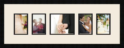 passe partout  4 - 10x15 and 1 - 18x15 photos