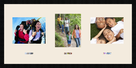 passe partout  2 - 25x20 and 1 - 20x25 and 3 - 8x3 photos