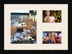 passe partout  1 - 20x25 and 2 - 15x10 photos