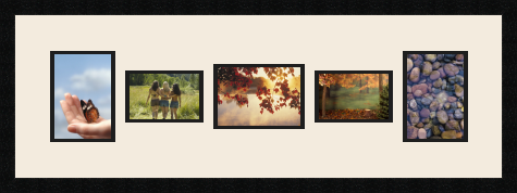 passe partout  2 - 13x18 and 2 - 15x10 and 1 - 18x13 photos