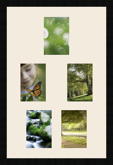 passe partout  5 - 13x18 photos