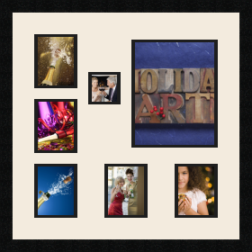 passe partout  5 - 10x13 and 1 - 8x8 and 1 - 20x25 photos