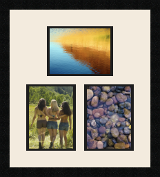 passe partout  1 - 20x15 and 2 - 15x20 photos