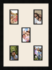 passe partout  5 - 8x13 photos