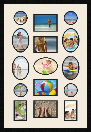 passe partout  4 - 10x10 and 5 - 18x13 and 4 - 13x18 and 1 - 10x15 and 1 - 0x0 photos