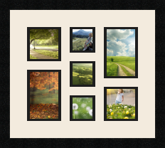 passe partout  2 - 10x10 and 3 - 8x8 and 2 - 10x15 photos