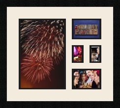 passe partout  1 - 20x30 and 2 - 13x9 and 2 - 5x8 photos