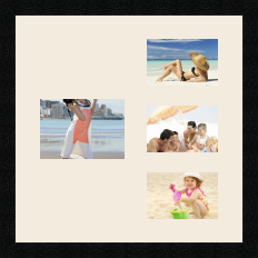 passe partout  1 - 18x13 and 3 - 15x10 photos