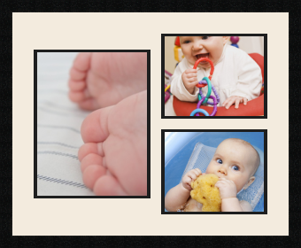 passe partout  1 - 28x35 and 2 - 25x20 photos