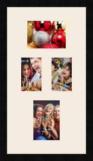 passe partout  1 - 18x13 and 2 - 10x15 and 1 - 13x18 photos