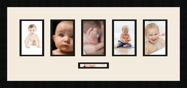 passe partout  5 - 10x15 and 1 - 13x3 photos