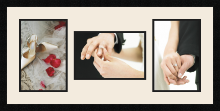 passe partout  2 - 20x30 and 1 - 30x20 photos