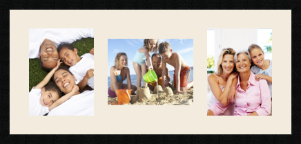 passe partout  2 - 22x28 and 1 - 28x22 photos