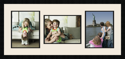 passe partout  2 - 22x28 and 1 - 28x22 photos